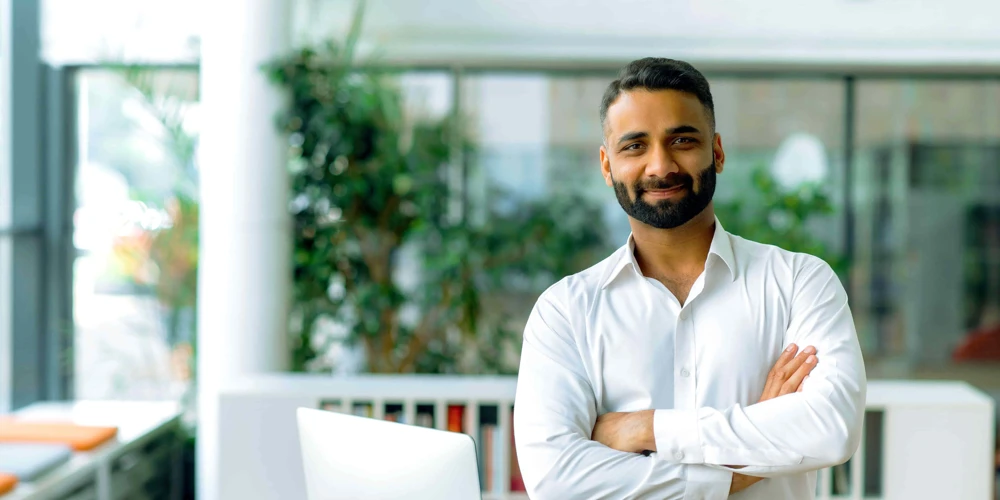 Zenus Bank Portrait Business Man